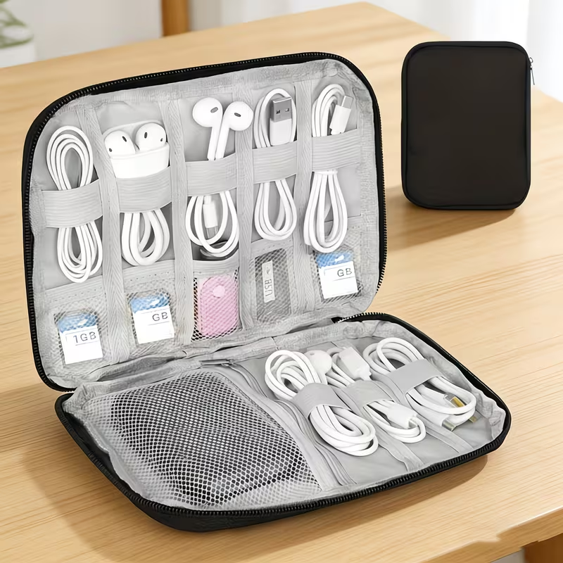Cable Management Bag - Cable Storage Bag Waterproof Digital Electronic
