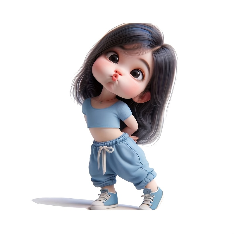 Cute Cartoon Girl Waterproof V - Laptop Accessories Girls avis et prix