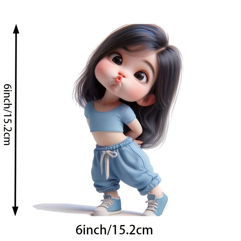 Cute Cartoon Girl Waterproof V - Laptop Accessories Girls avis et prix