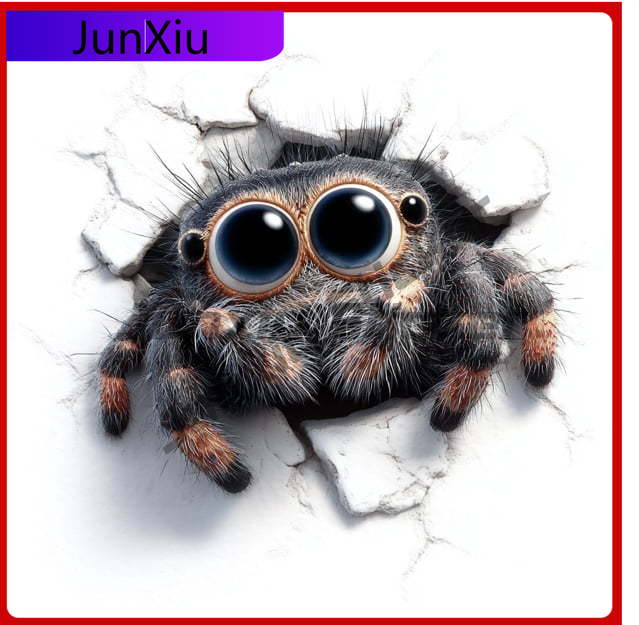 Spider 3D Wall Cracker Unique  - Laptop Unique Accessories avis et prix