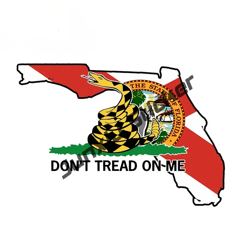 Creative Florida Flag Sticker  - Laptop Accessories Logo avis et prix