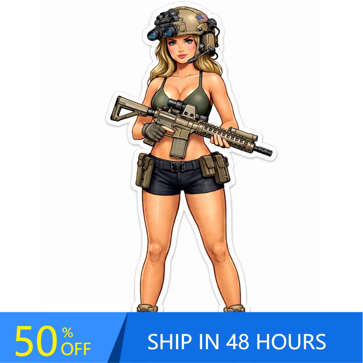 Girl in Bikini AR Cute Boat Ca - Laptop Unique Accessories avis et prix