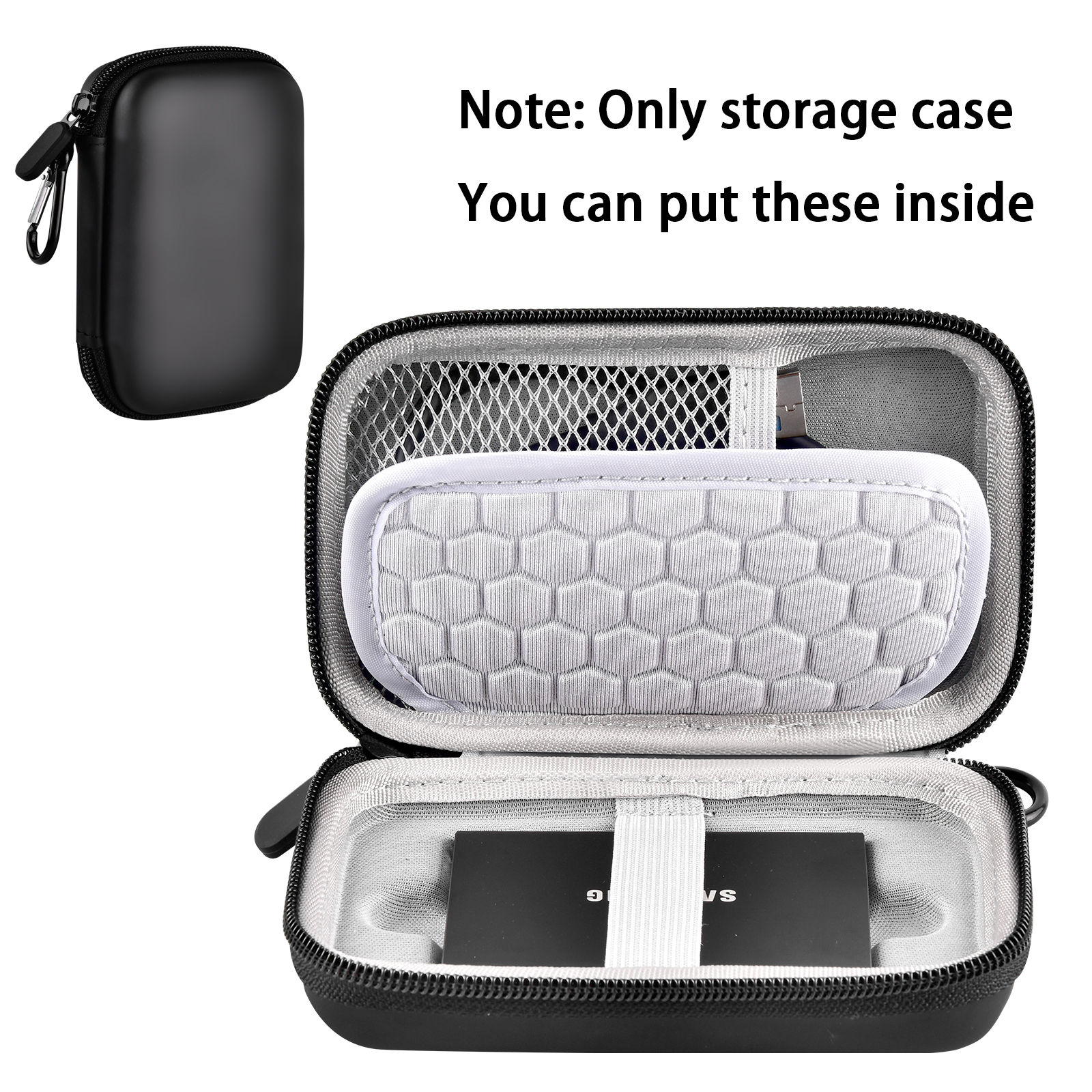 Universal USB 3.2 SSD Case, Sh - Cable Management Bag avis et prix