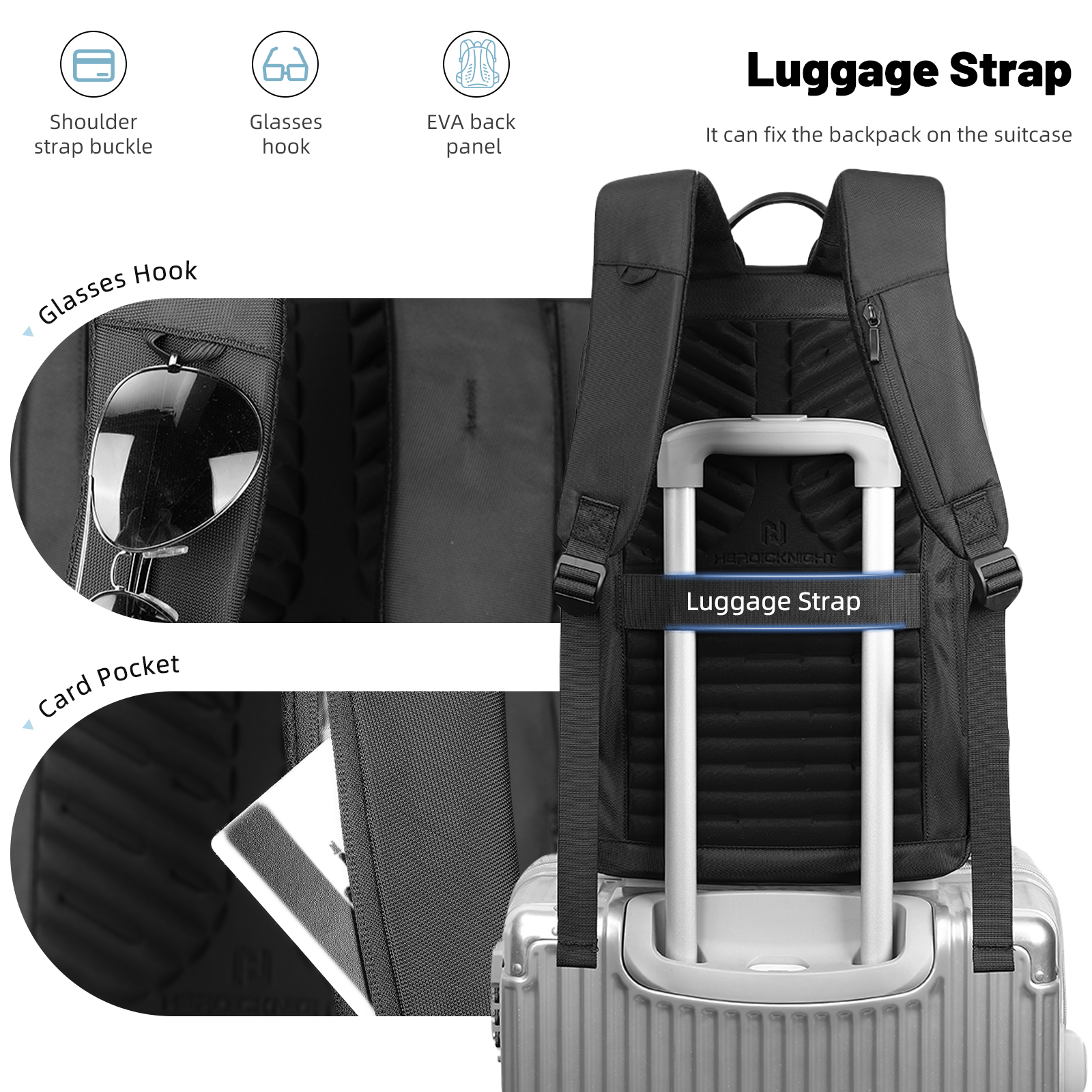 HK Lightweight Men's Business  - Laptop Backpack Anti Theft avis et prix