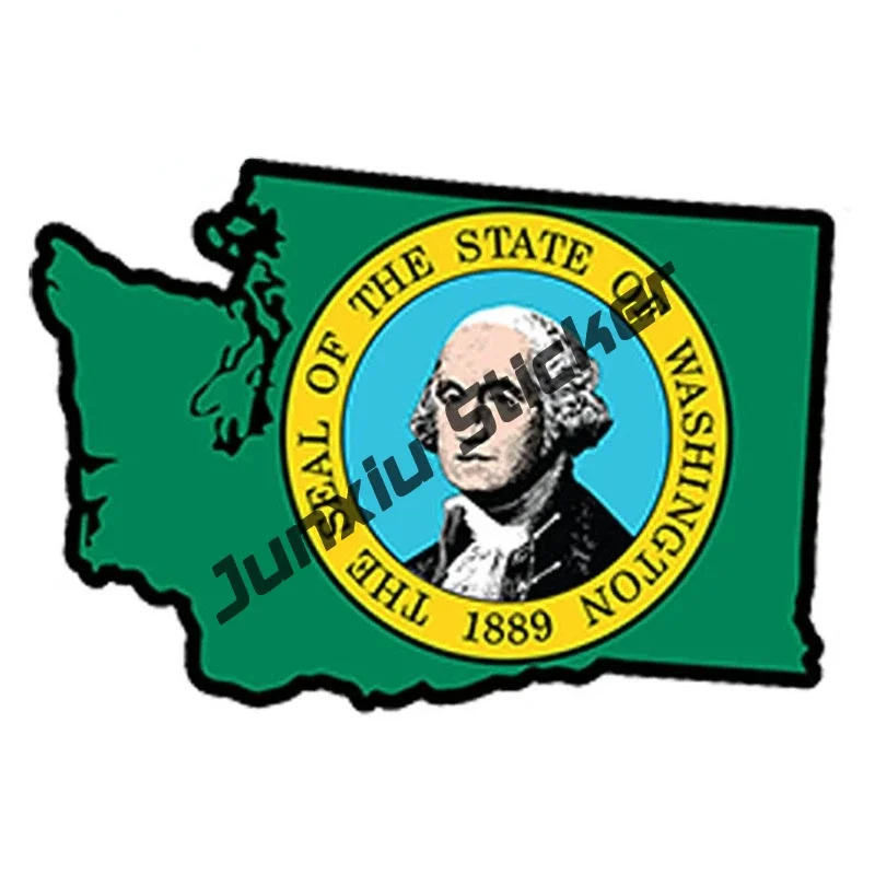 USA Washington Flag Map Car St - Laptop Accessories Logo avis et prix