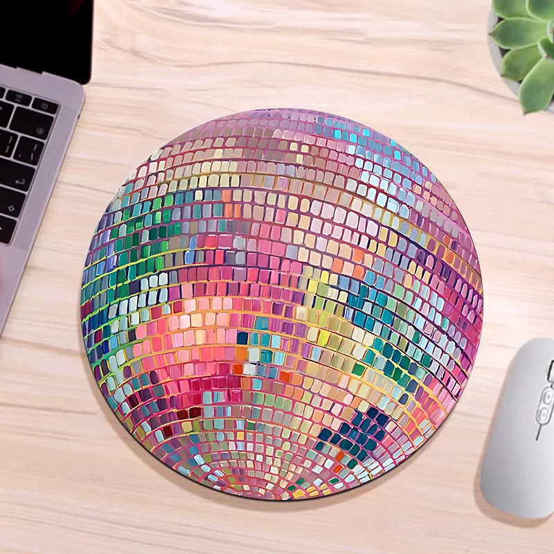 Rubber Round Pink Disco Ball M - Laptop Accessories Productivity avis et prix