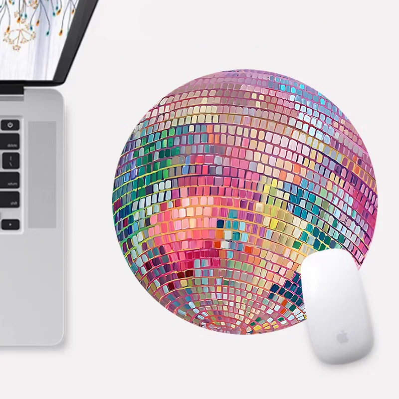 Rubber Round Pink Disco Ball M - Laptop Accessories Productivity avis et prix