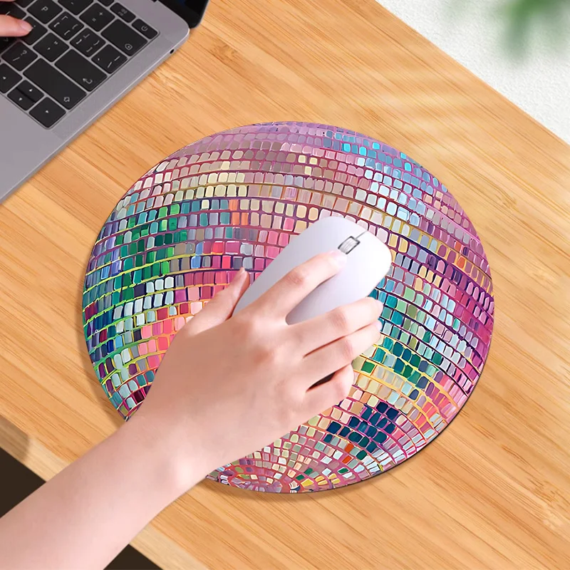 Rubber Round Pink Disco Ball M - Laptop Accessories Productivity avis et prix