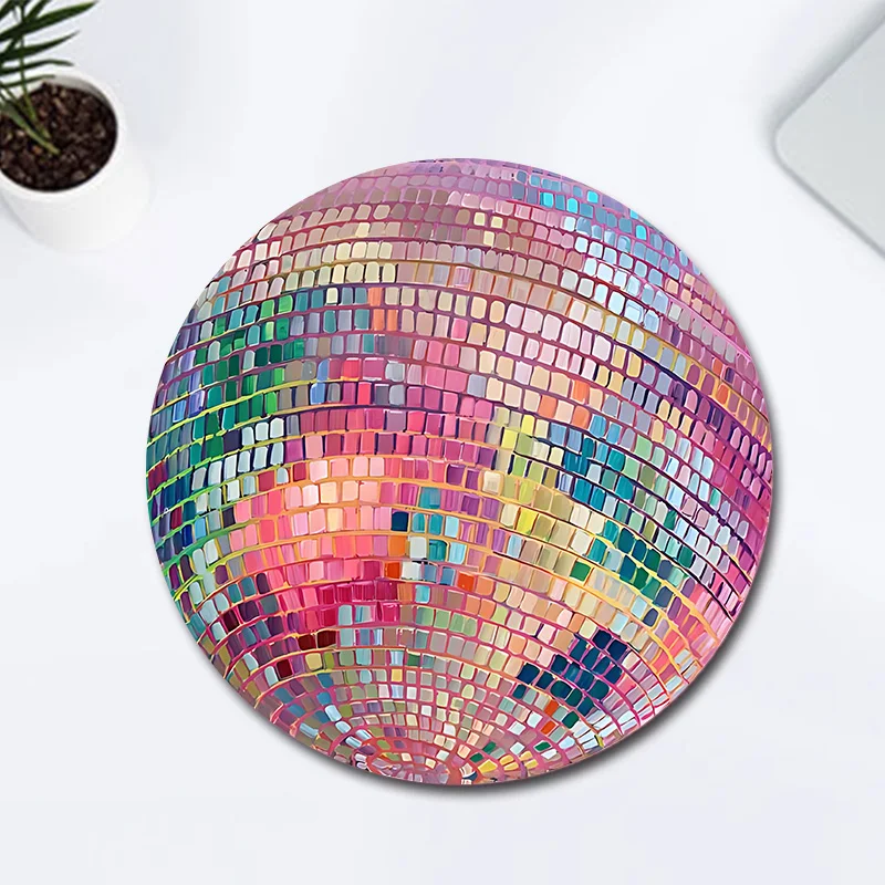 Rubber Round Pink Disco Ball M - Laptop Accessories Productivity avis et prix