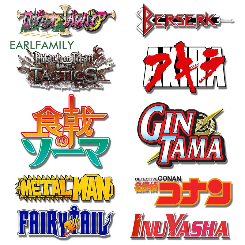 EARLFAMILY 13cm for Anime Logo - Laptop Accessories Logo avis et prix