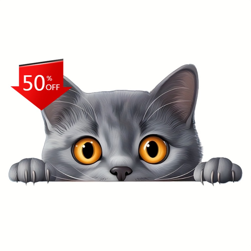 A Small Gray Cat Cute Car Lapt - Laptop Unique Accessories avis et prix