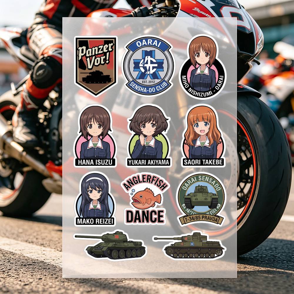 Anime Girls Und Panzer Motorcy - Laptop Accessories Girls avis et prix