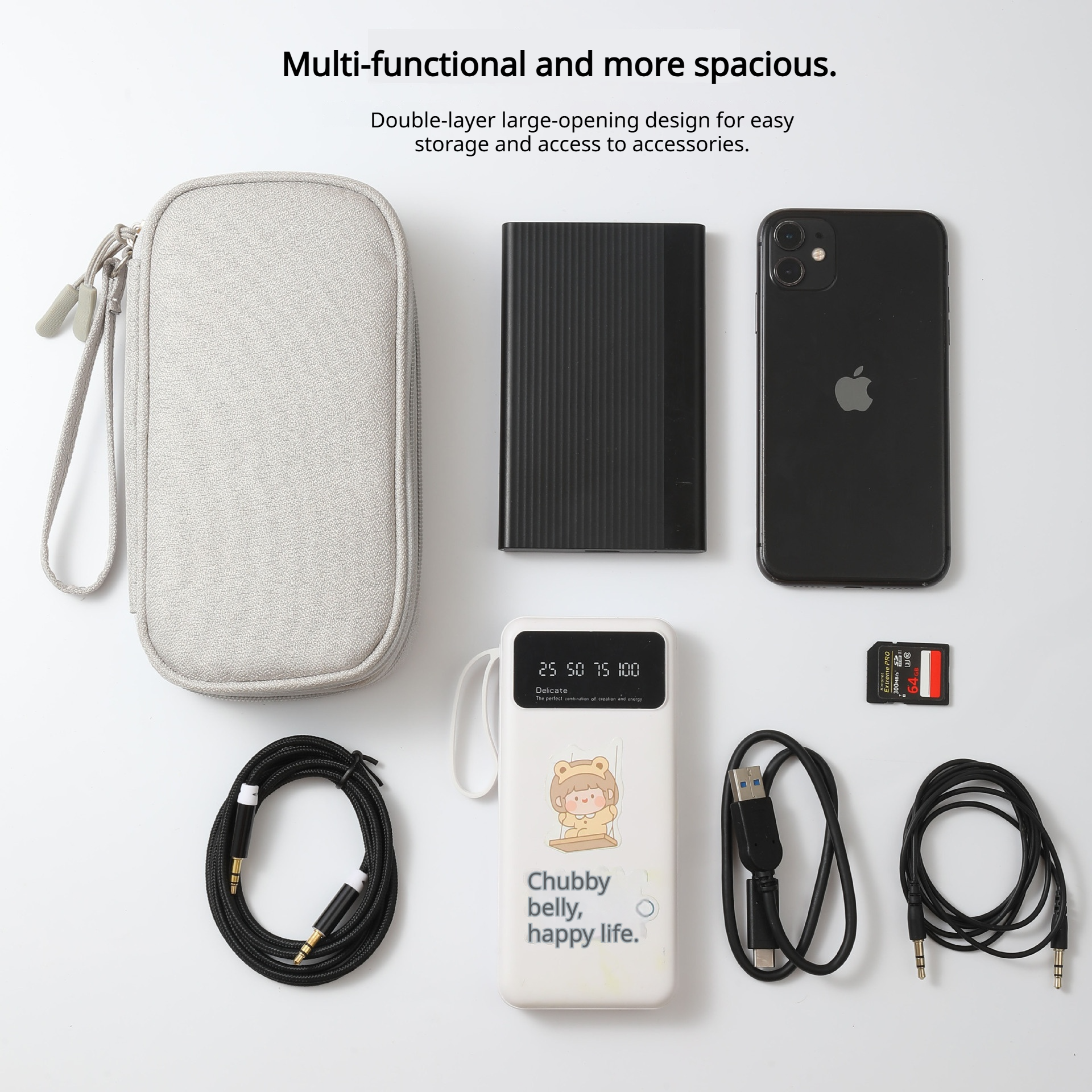 Multi-Layer Dustproof Electron - Cable Management Bag avis et prix