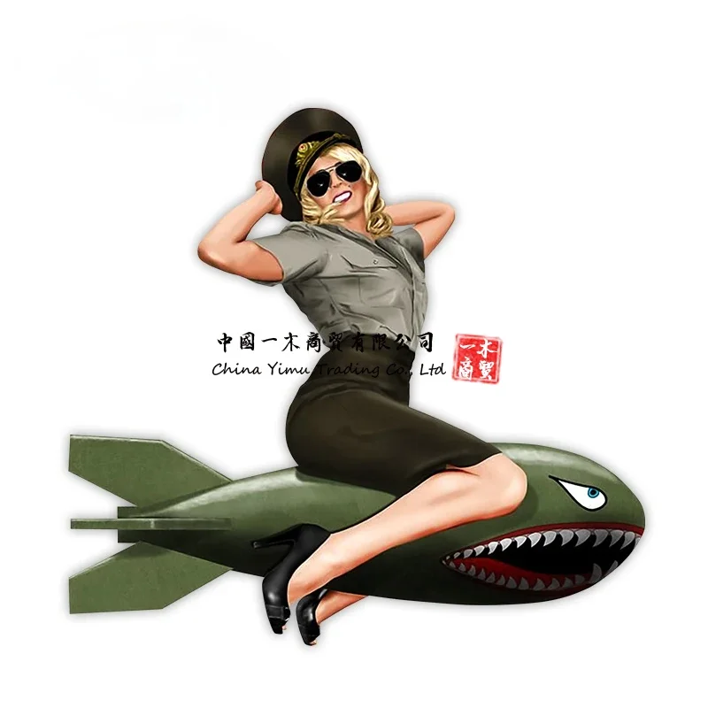 Car Stickers Pin Up Girl Vinta - Laptop Accessories Logo avis et prix
