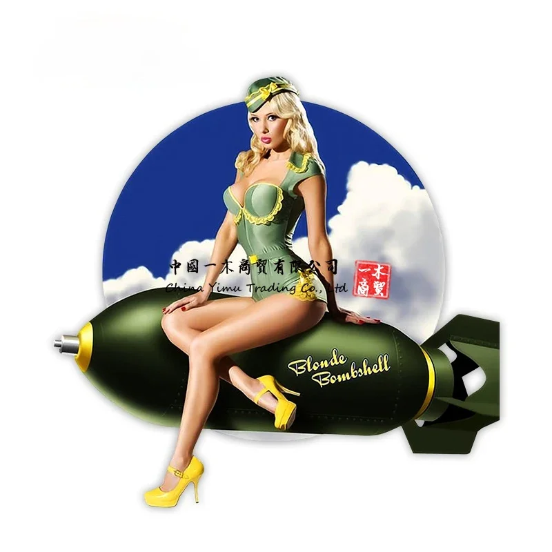 Car Stickers Pin Up Girl Vinta - Laptop Accessories Logo avis et prix