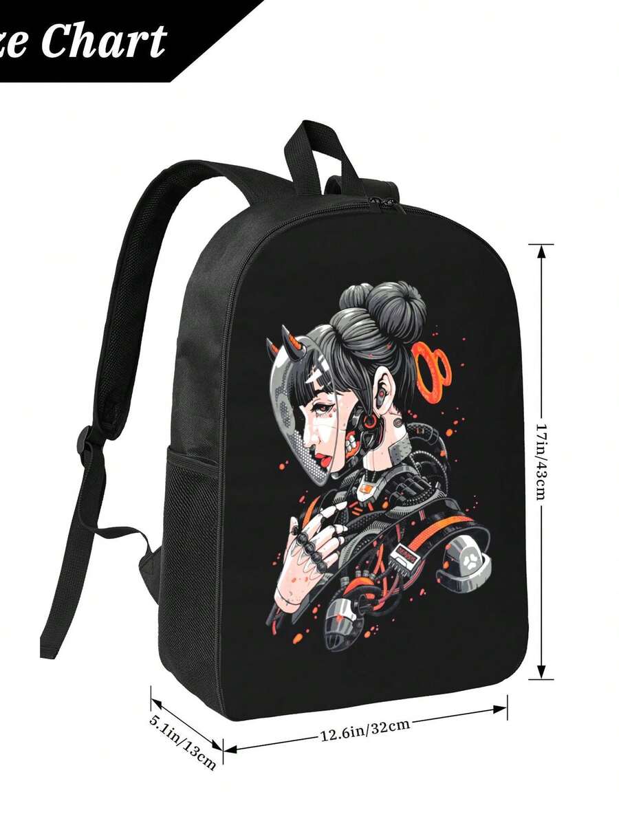 Cyberpunk Cyborg Girl Waterpro - Laptop Backpack Anti Theft avis et prix
