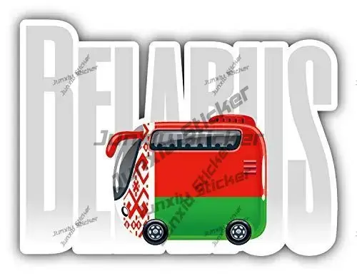 Belarus Travel Bus Flag Label  - Laptop Accessories Logo avis et prix
