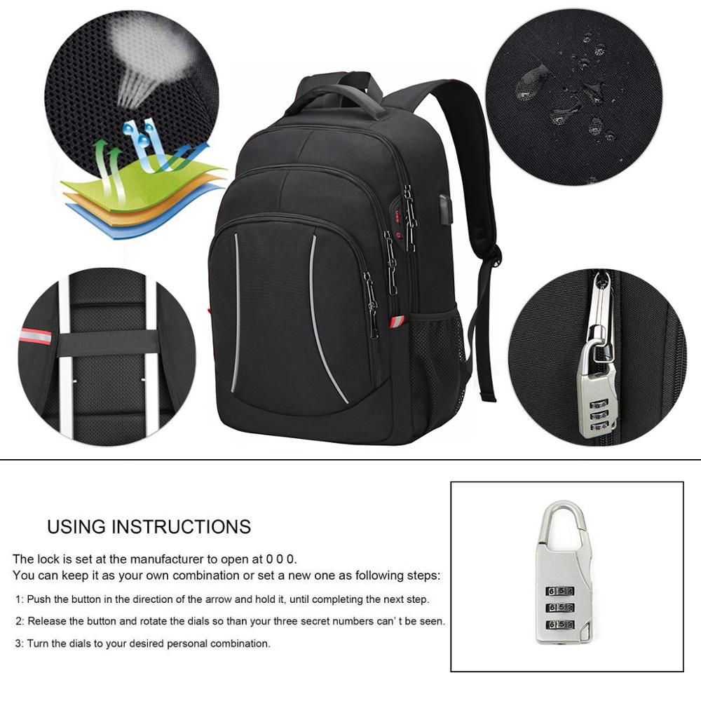 Men Multifuction Travel Laptop - Laptop Backpack Anti Theft avis et prix
