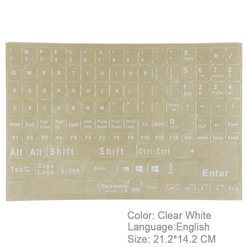 SR English Full 120 Keys Matte - Laptop Accessories Productivity avis et prix