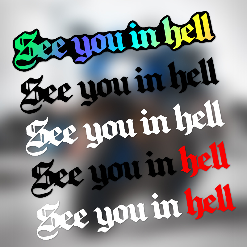 1PC See in Hell Fun Unique Hel - Laptop Unique Accessories avis et prix