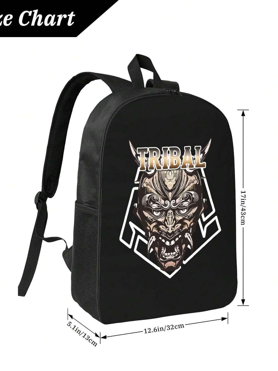 Tribal Demon Print Waterproof  - Laptop Backpack Anti Theft avis et prix