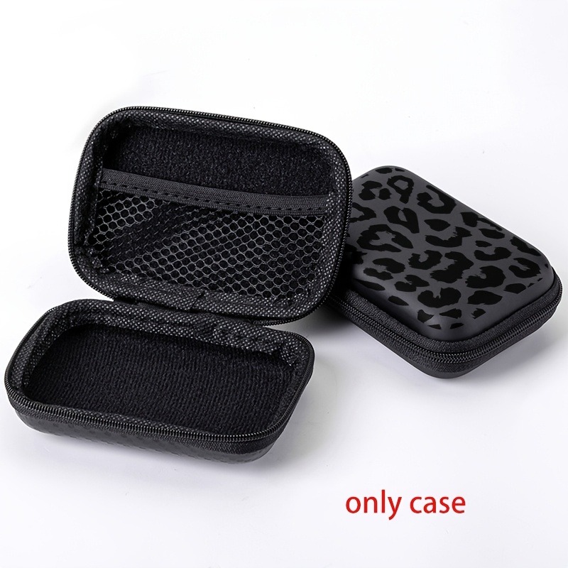 Black Leopard Print EVA Hard S - Cable Management Bag avis et prix