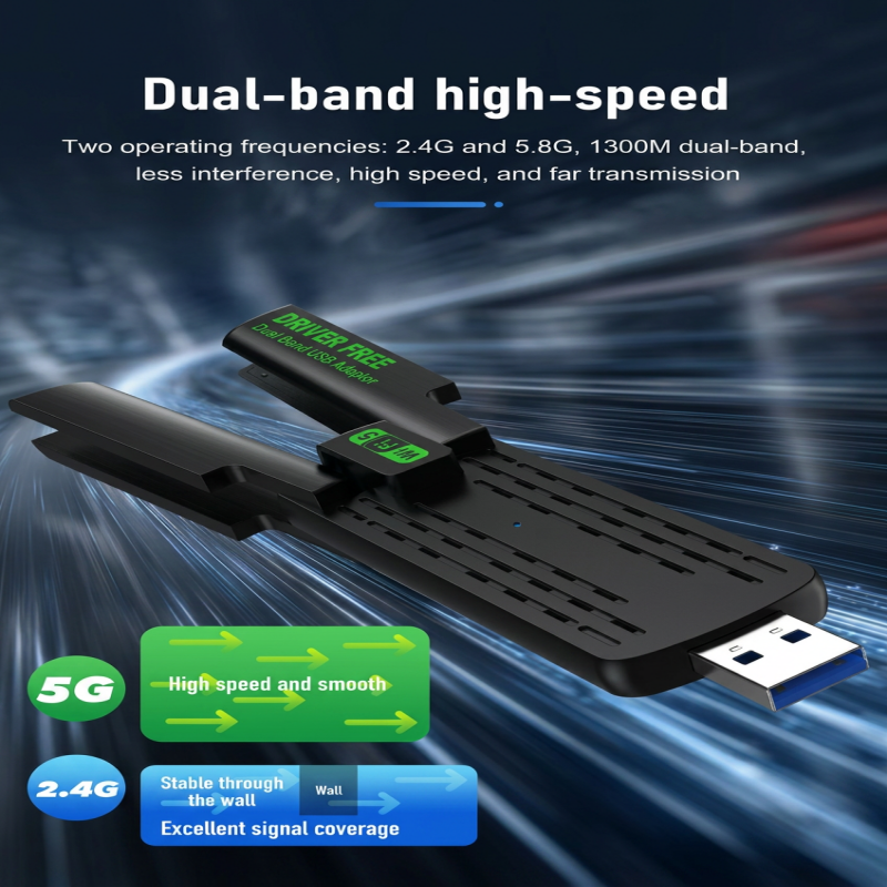 Dual Band Gigabit USB Wireless - Laptop Accessories Productivity avis et prix