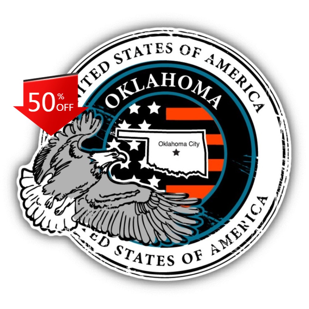 Oklahoma USA Grunge Rubber Aes - Laptop Unique Accessories avis et prix