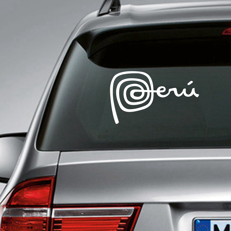 Peru Logo Vinyl Art Stickers P - Laptop Accessories Logo avis et prix