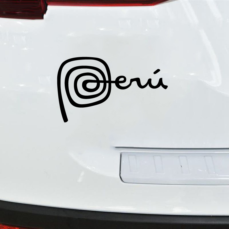 Peru Logo Vinyl Art Stickers P - Laptop Accessories Logo avis et prix