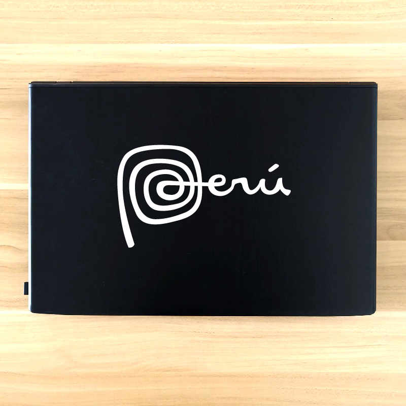 Peru Logo Vinyl Art Stickers P - Laptop Accessories Logo avis et prix