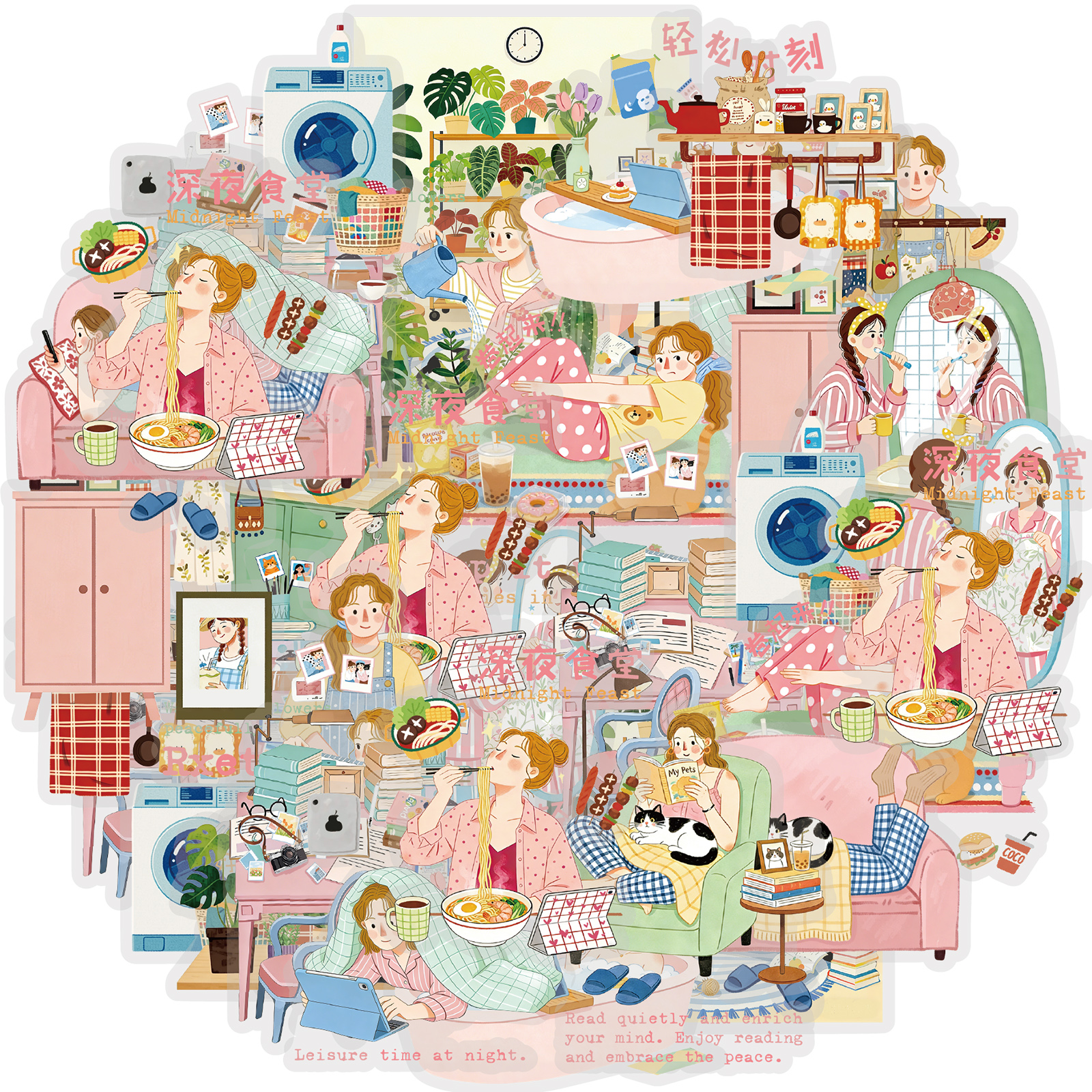 Etori Life 15Pcs Pet Stickers  - Laptop Accessories Girls avis et prix