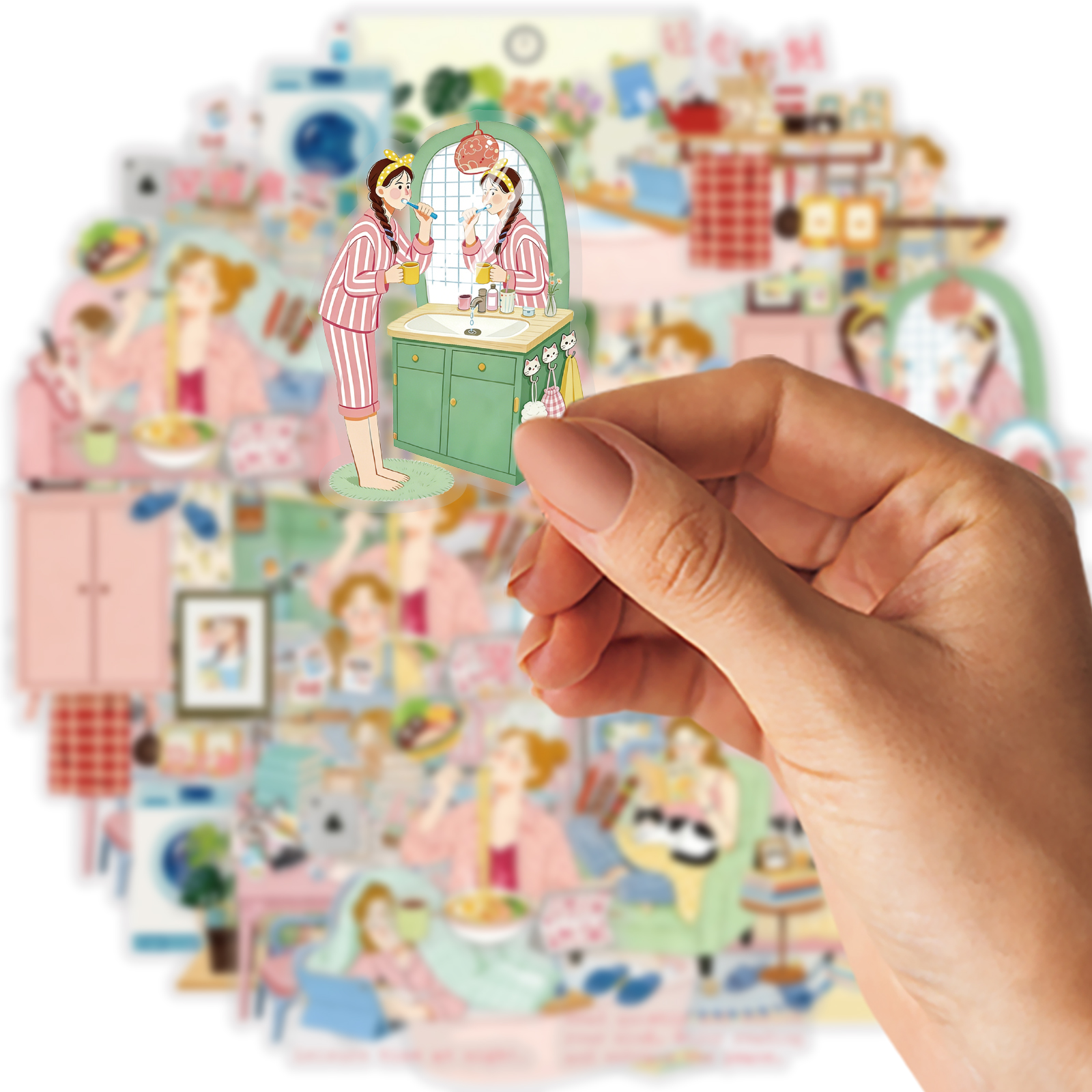 Etori Life 15Pcs Pet Stickers  - Laptop Accessories Girls avis et prix