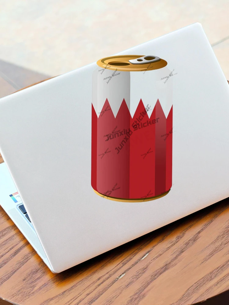 Bahrain Flag Soda Can Sticker  - Laptop Accessories Logo avis et prix