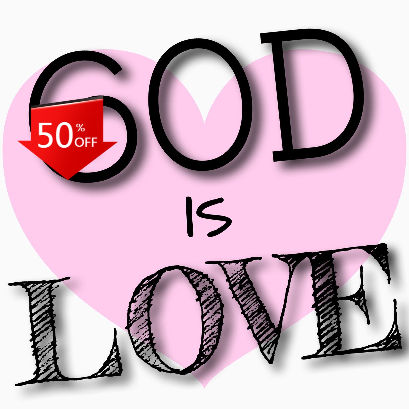 Christian God Is Love Aestheti - Laptop Unique Accessories avis et prix