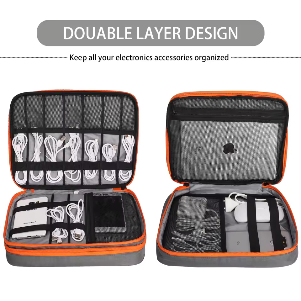 Travel Double Layer Digital St - Cable Management Bag avis et prix