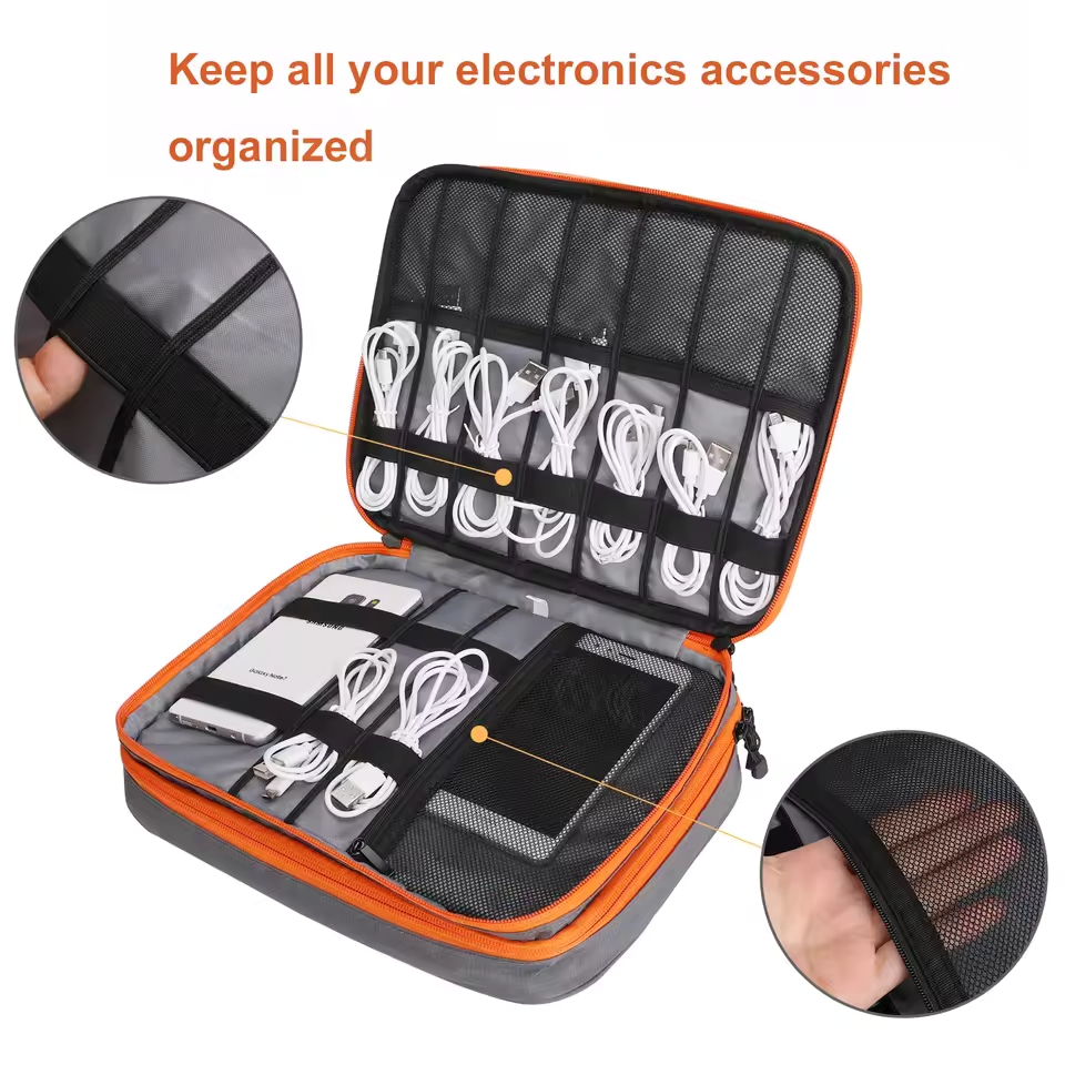 Travel Double Layer Digital St - Cable Management Bag avis et prix