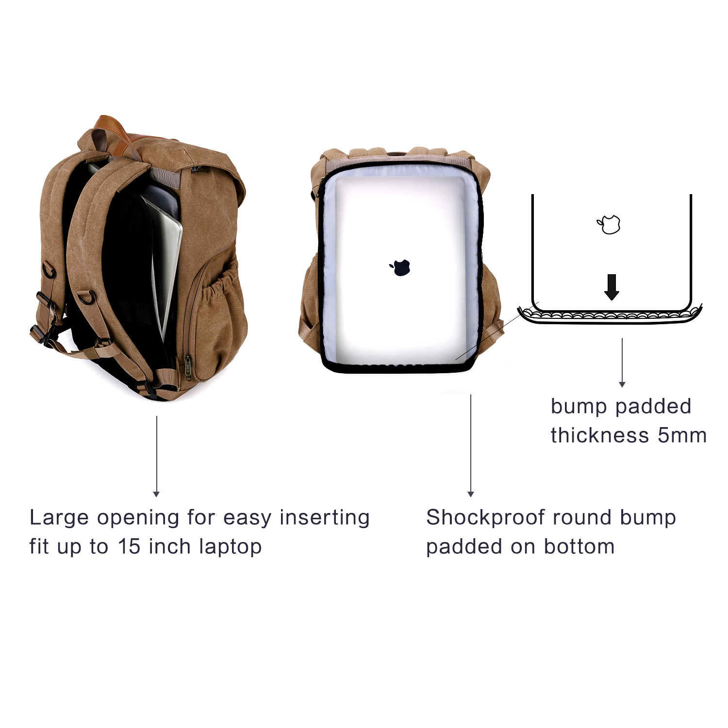 BAGSMART Camera Bag DSLR Photo - Laptop Backpack Anti Theft avis et prix