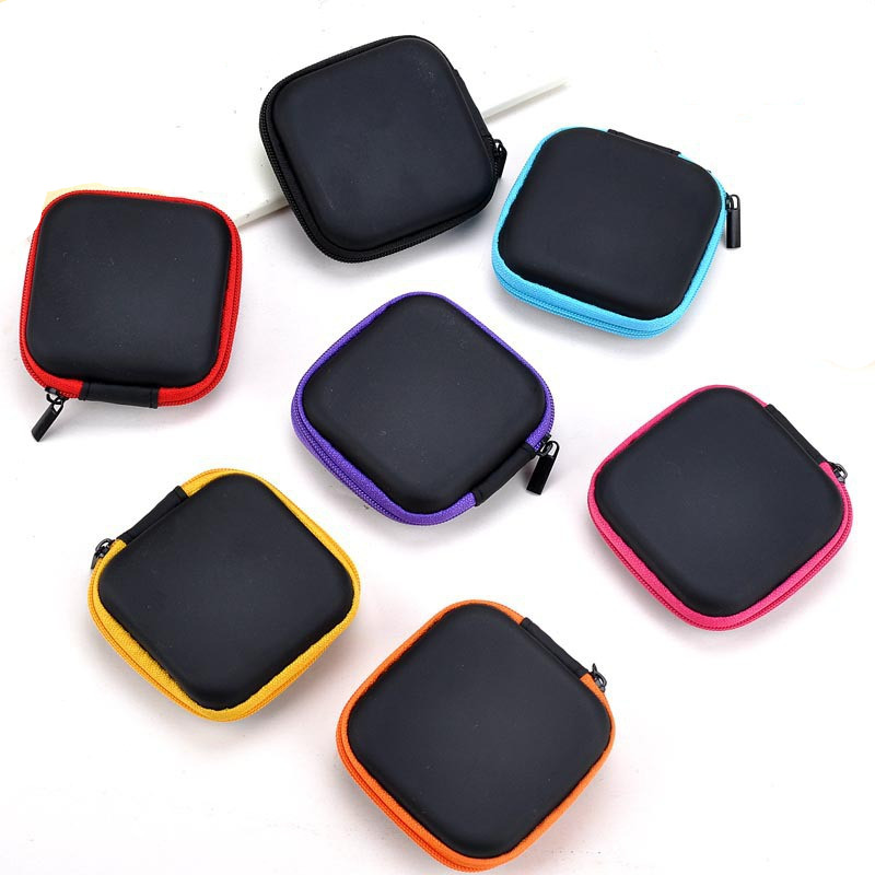 1pc Portable Zipper Earphone C - Cable Management Bag avis et prix