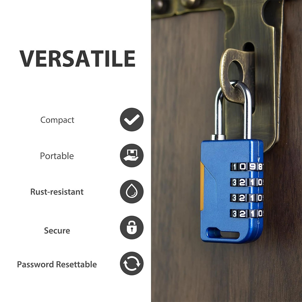 4 Digit Combination Padlock wi - Laptop Backpack Anti Theft avis et prix