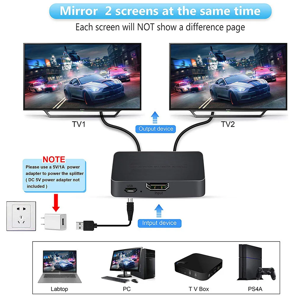 1 in 2 Out Video HDMI-compatib - Xbox Laptop Accessories avis et prix